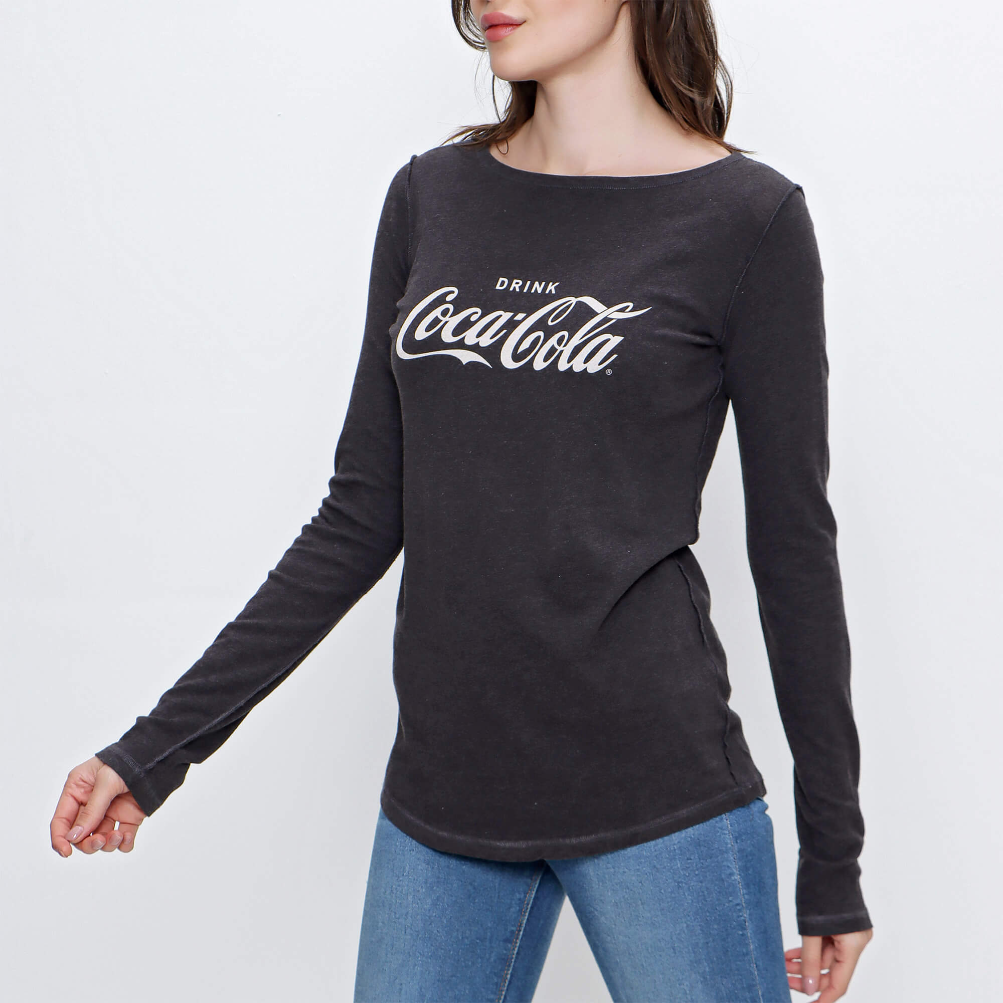 Dolce&Gabbana - Grey 'Coca Cola' Print T shirt 